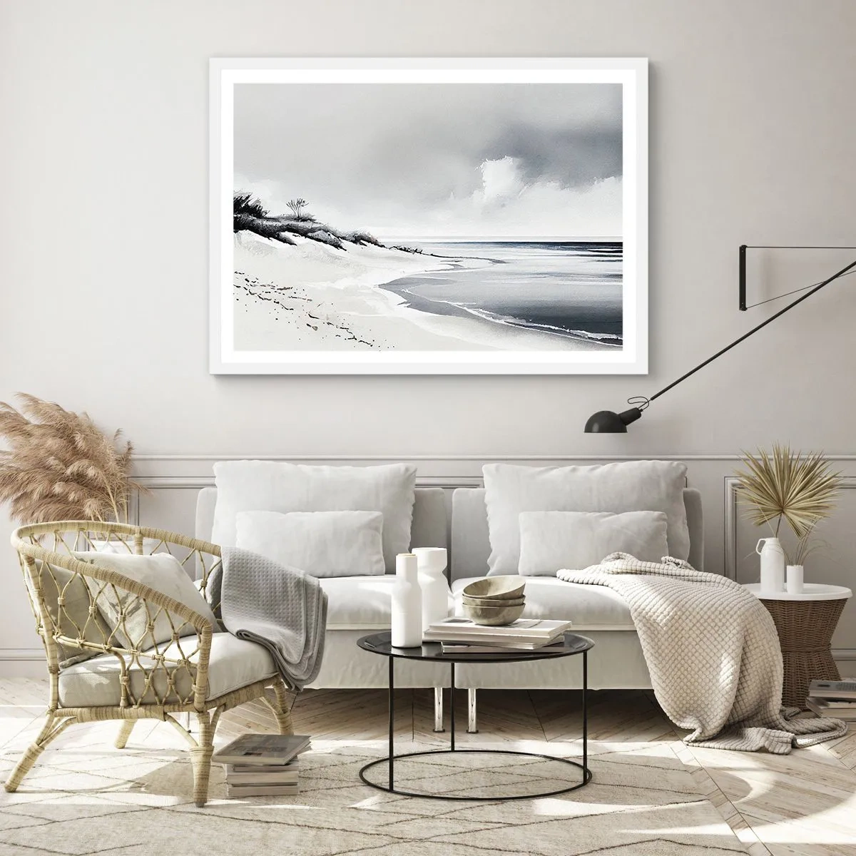 Plagát v bielom ráme - Vždy spolu - 40x30 cm