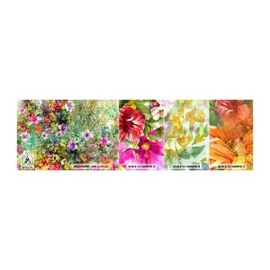 Vzorka Fototapeta Standard Eco - Do kvetov, do zahynutia - Kvety, Záhrada, Príroda - 100x30 cm