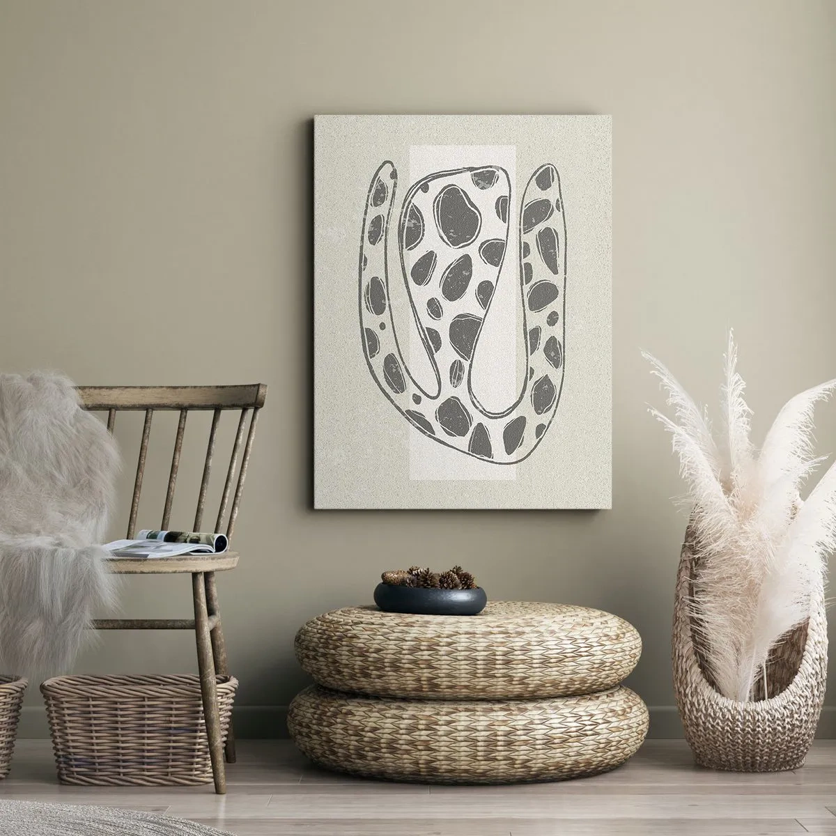 Obraz na plátne - Bizarná bytosť - 65x120 cm