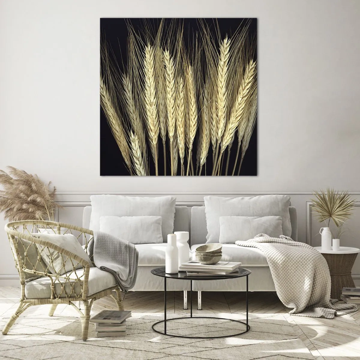 Obraz na skle - Rustikálna mágia - 40x40 cm