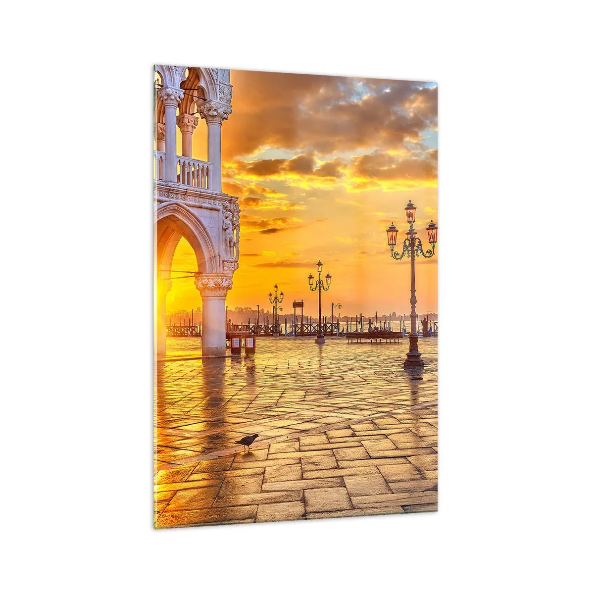 Obraz na skle - Kde sú všetci? - 70x100 cm