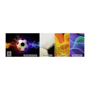 Vzorka fototapety Premium Canvas - Magická sila hry - Abstrakcia, Šport, Futbal - 100x30 cm