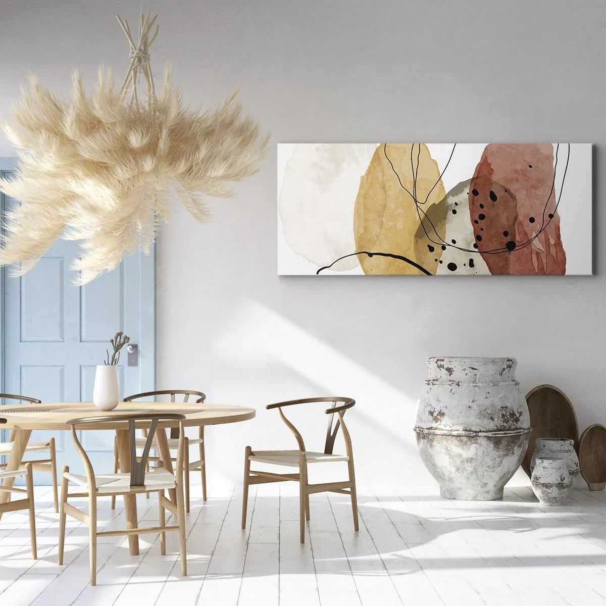 Obraz na plátne - Ako ľahký, priezračný vzduch - 100x40 cm