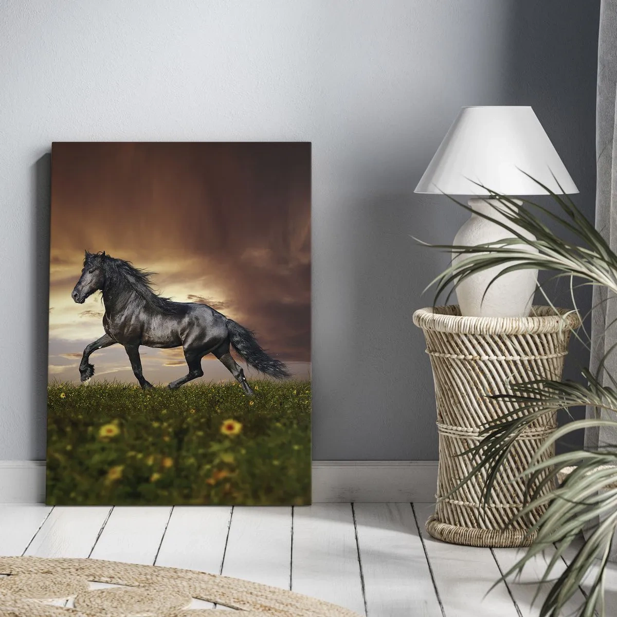 Obraz na plátne - Čierny knieža - 50x70 cm