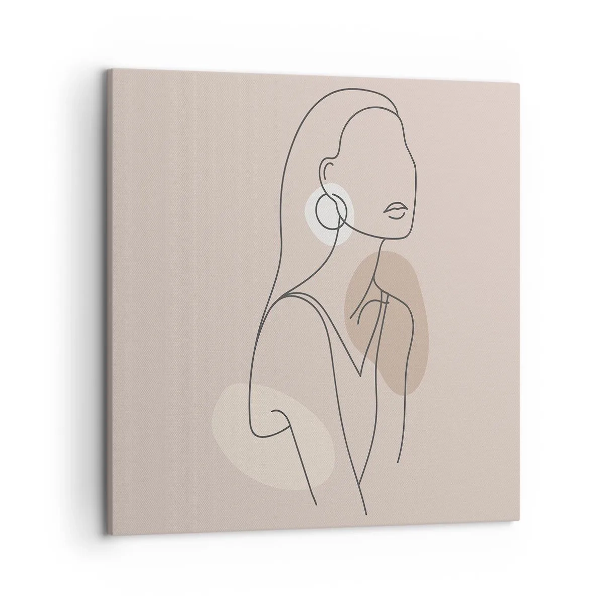 Obraz na plátne - Dievčenská ikona - 50x50 cm