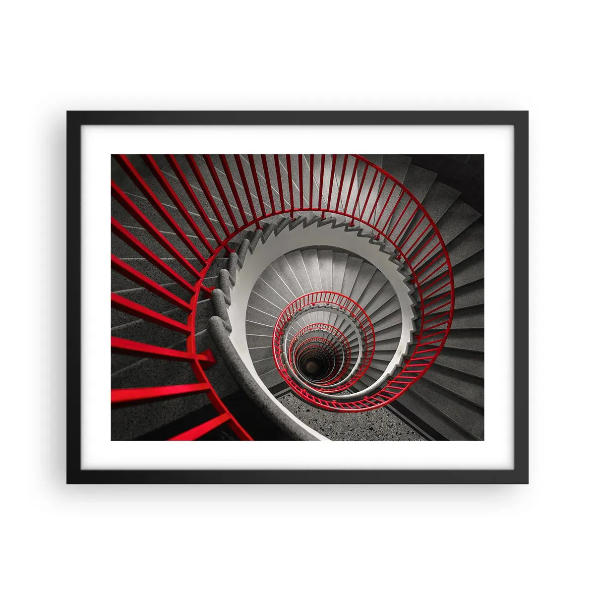 Plagát v čiernom ráme - Architektonické hry - 50x40 cm