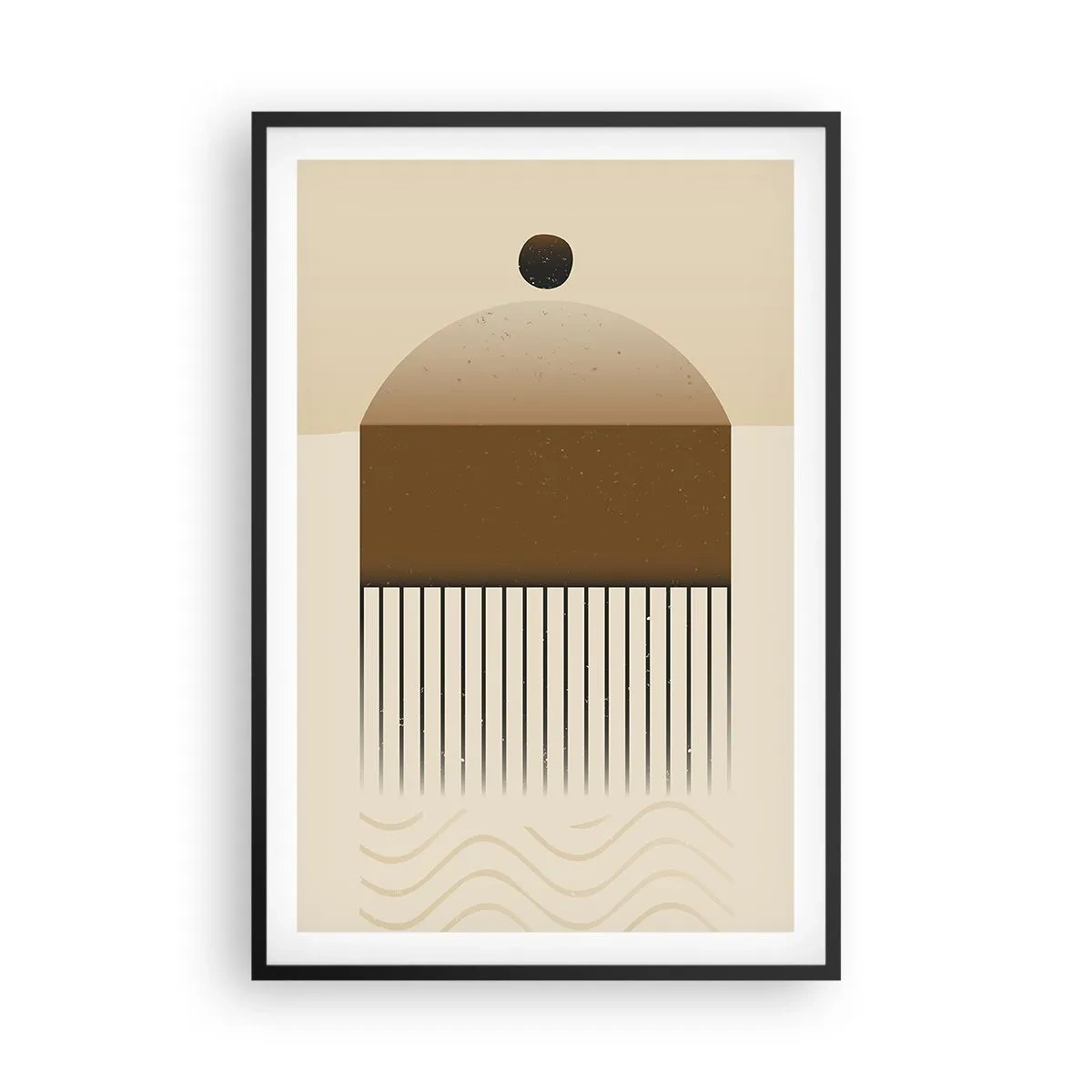 Plagát v čiernom ráme - Rôzne stavy - 61x91 cm