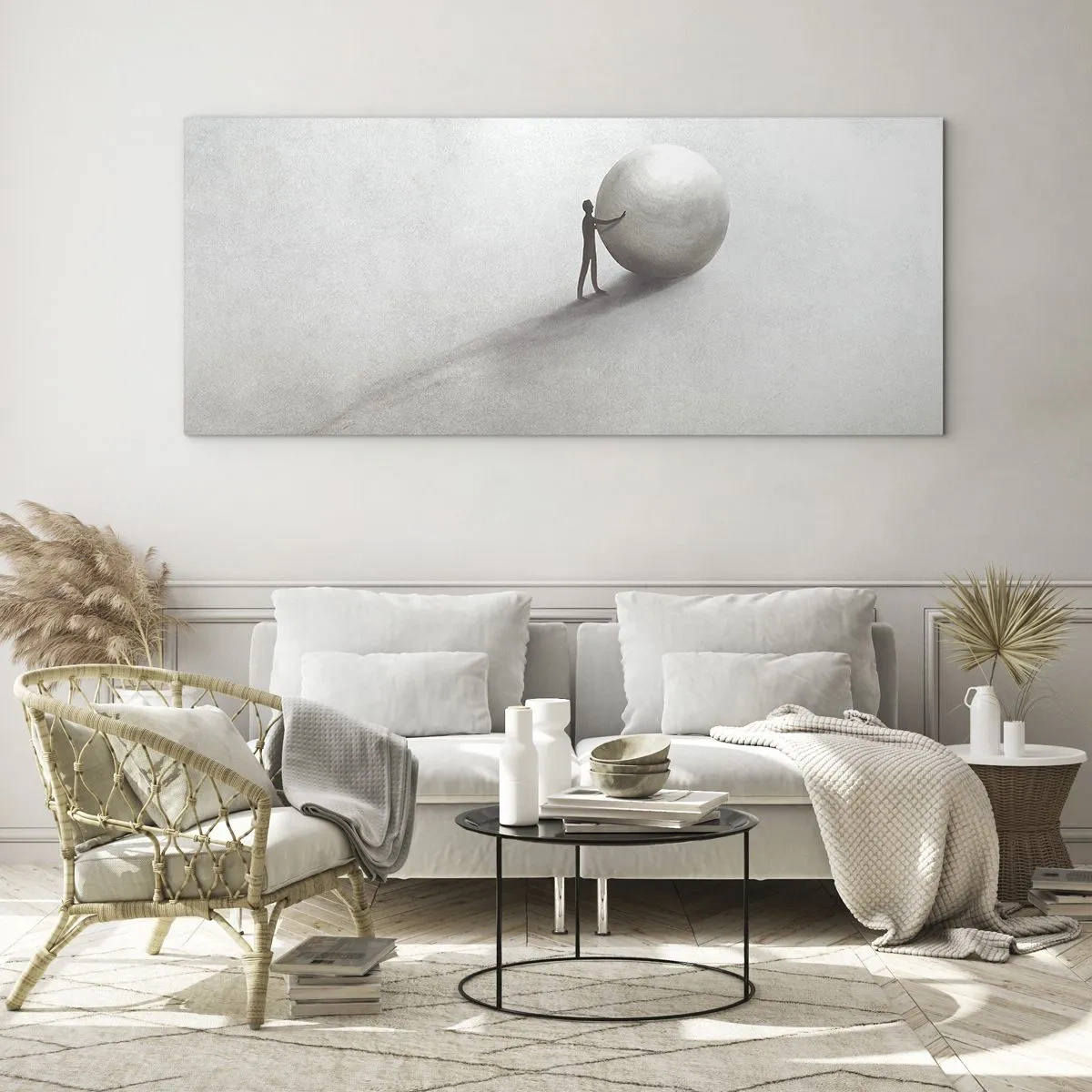 Obraz na skle - Hra života - 100x40 cm
