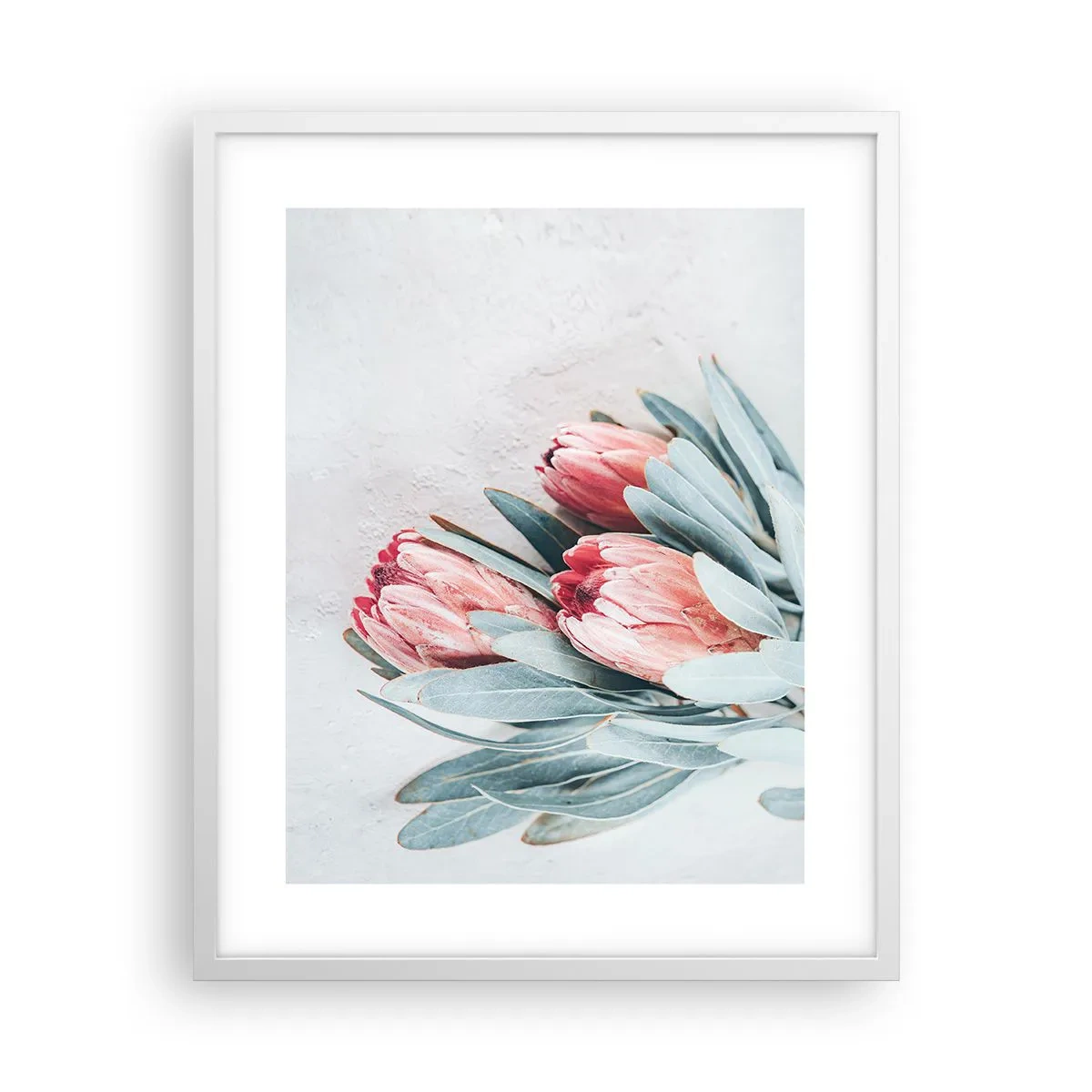 Plagát v bielom ráme - Zahanbené svojou vlastnou krásou - 40x50 cm