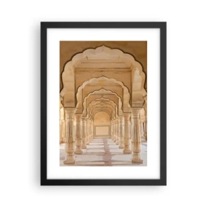 Plagát v čiernom ráme - V maharádžovom paláci - 30x40 cm