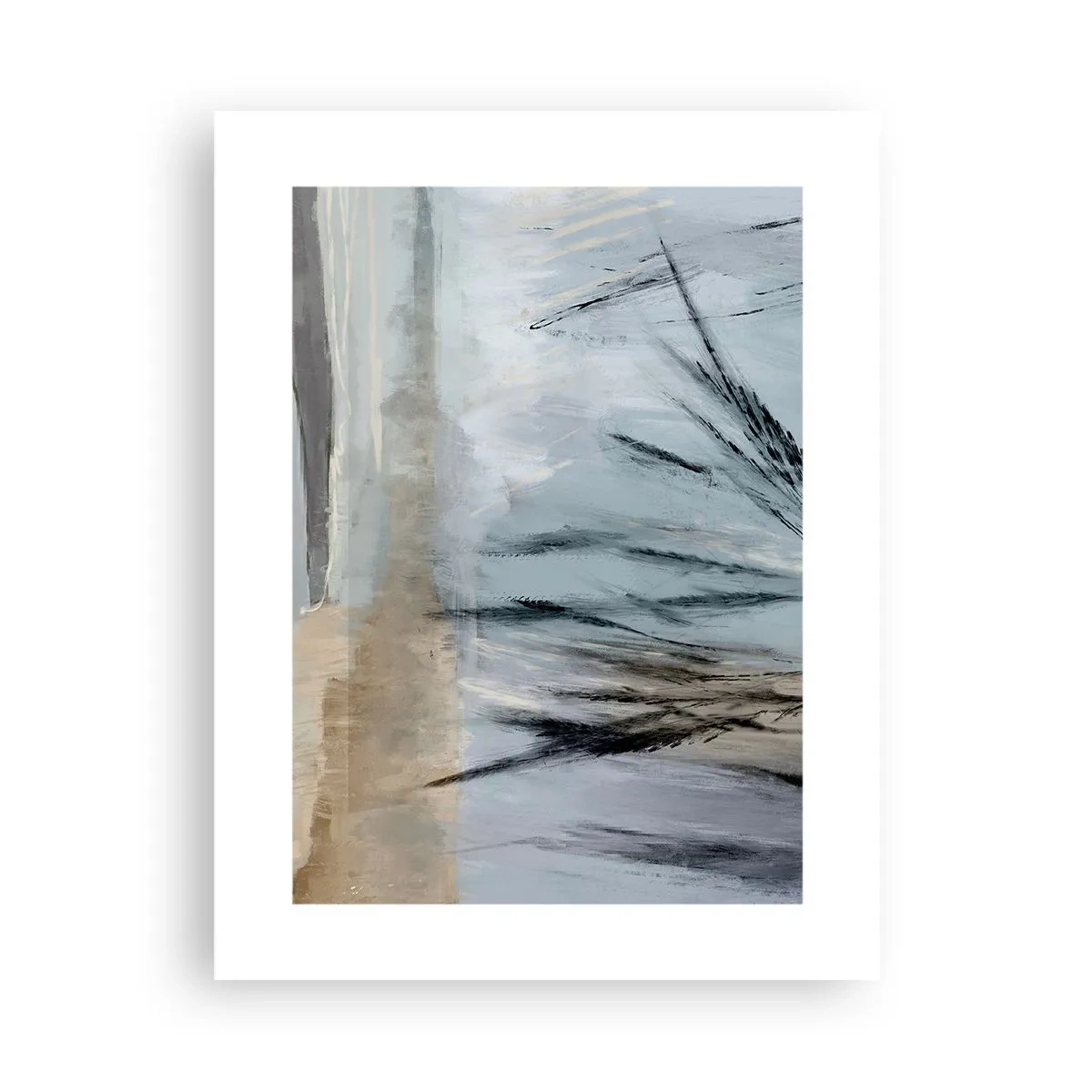 Plagát - Zimné polia - 30x40 cm