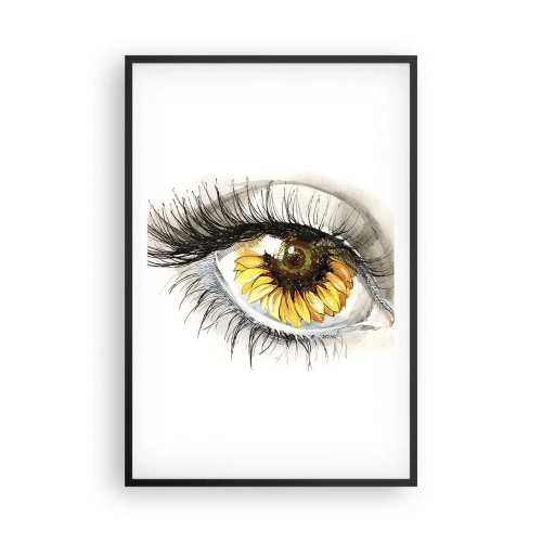 Plagát v čiernom ráme - Pohľad žeravý ako leto - 61x91 cm