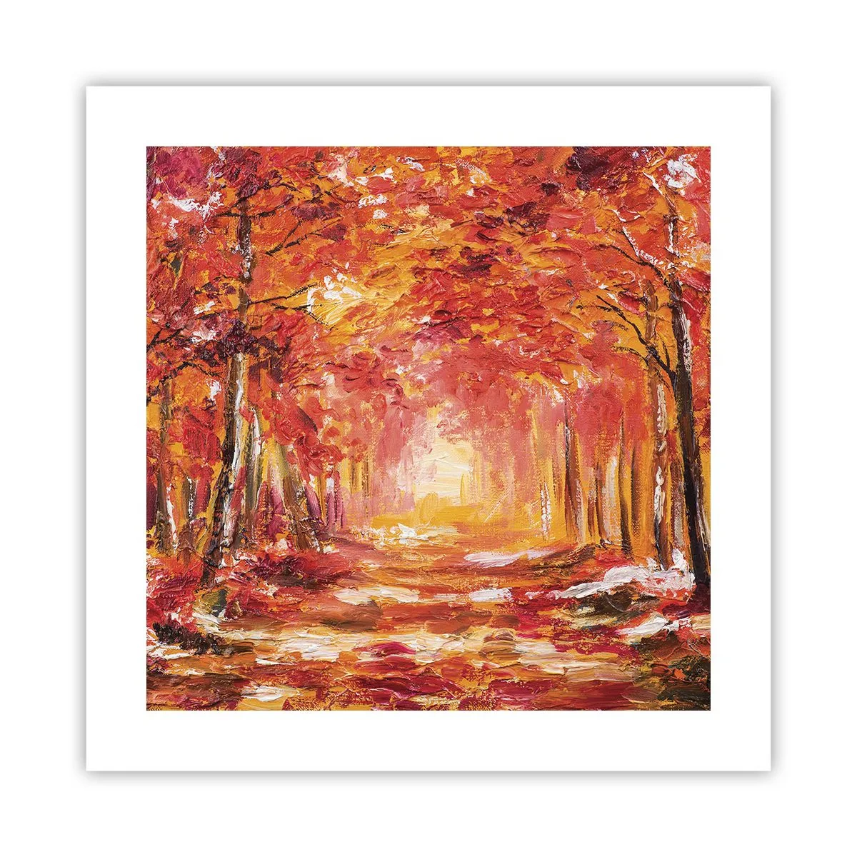 Plagát - Medený les - 40x40 cm