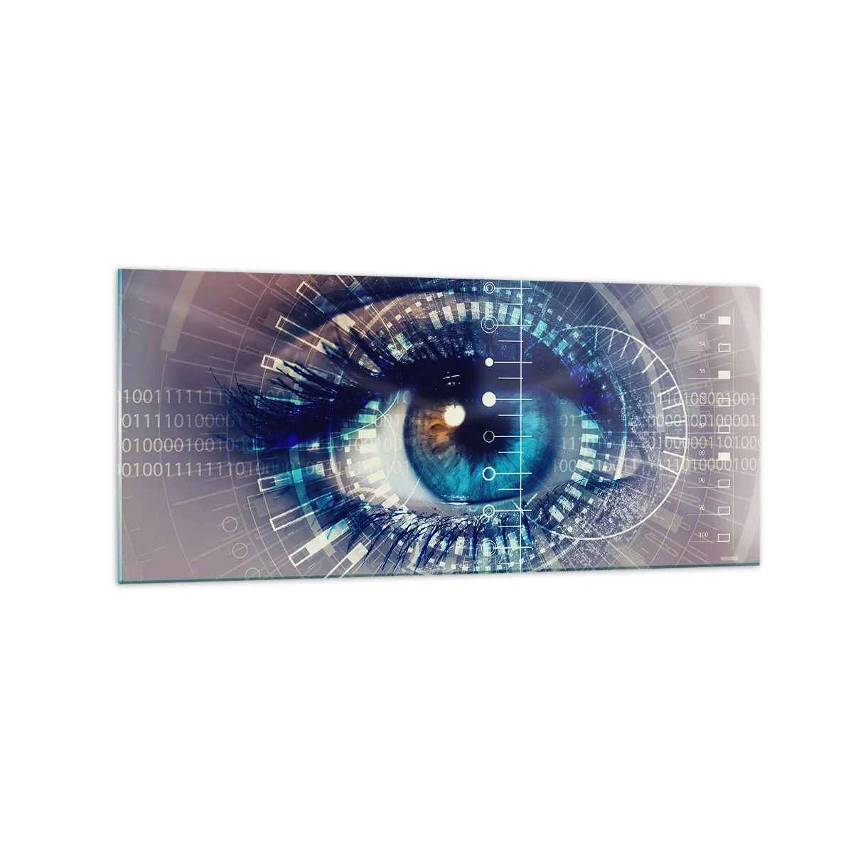 Obraz na skle - Myslíš si, že ma poznáš - 120x50 cm