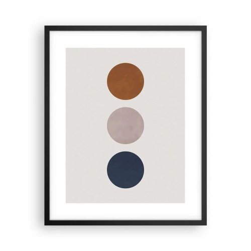 Plagát v čiernom ráme - Symbol dokonalosti - 40x50 cm