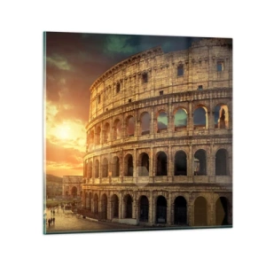 Obraz na skle - Kolosálny dojem - 60x60 cm