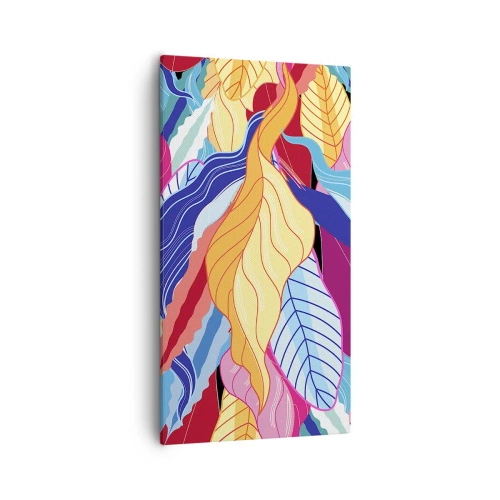 Obraz na plátne - Farebný neporiadok - 55x100 cm