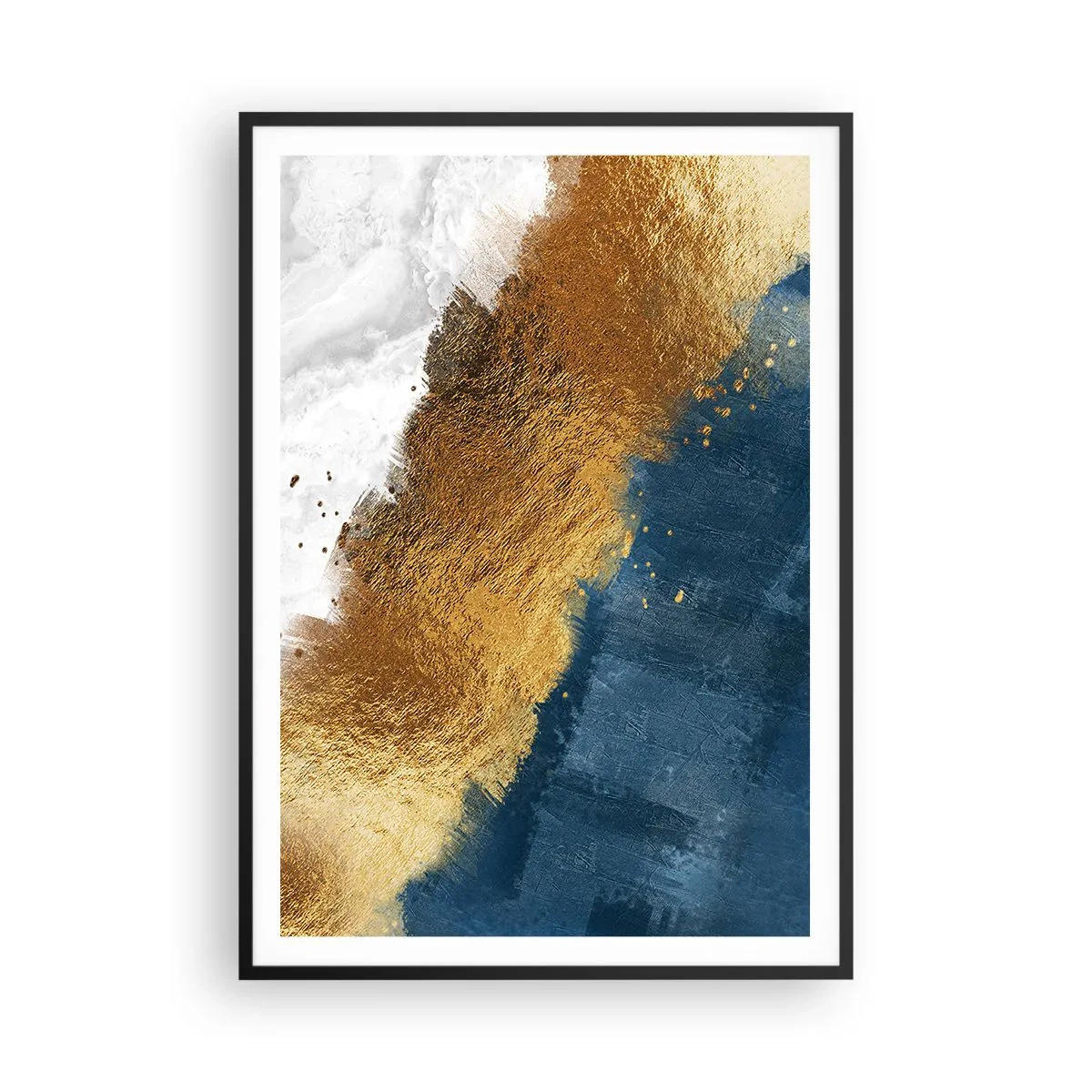 Plagát v čiernom ráme - Farby leta - 70x100 cm