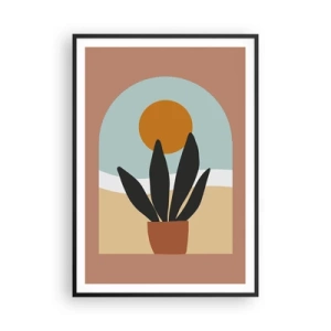 Plagát v čiernom ráme - Malé radosti - 70x100 cm