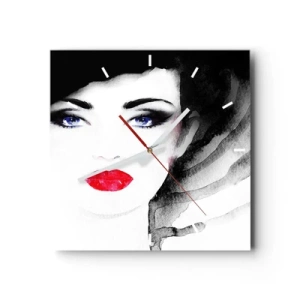 Nástenné hodiny - Odháňa a privoláva - 40x40 cm