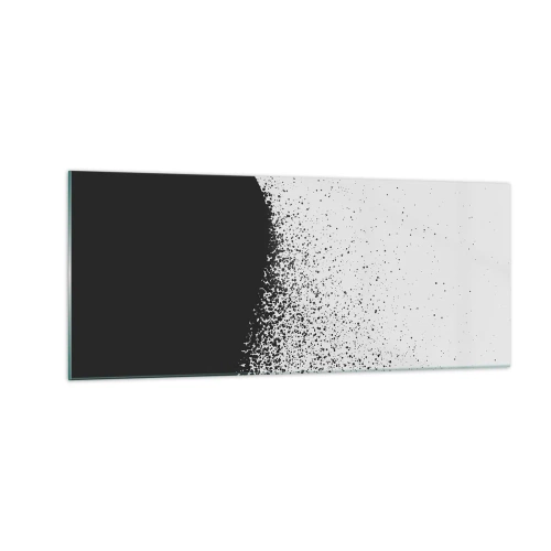 Obraz na skle - Pohyb častíc - 100x40 cm