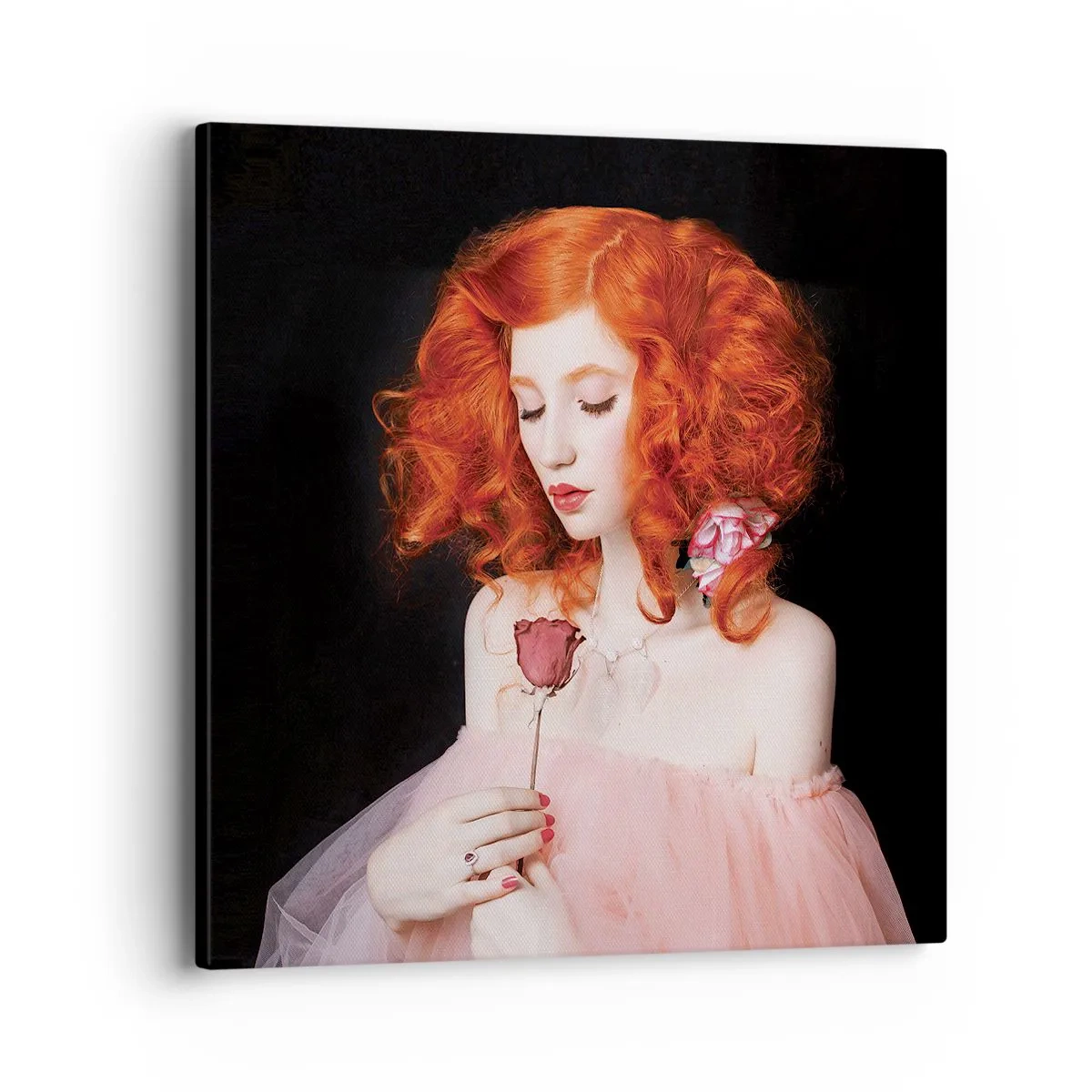 Obraz na plátne - V barokovom štýle - 40x40 cm