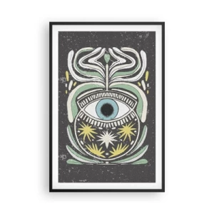 Plagát v čiernom ráme - Kmeňové rituály - 61x91 cm