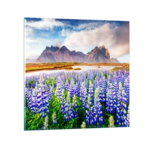 Obraz na skle - Sila a prísnosť vedľa miernosti - 60x60 cm