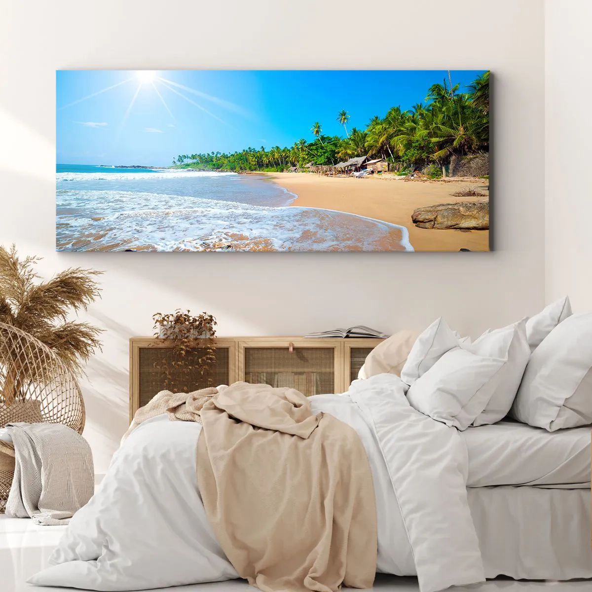 Obraz na plátne - Exotické miesto pre teba - 100x40 cm