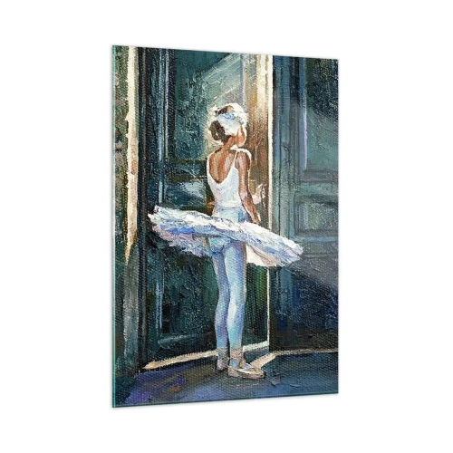 Obraz na skle - Pred predstavením - 50x70 cm