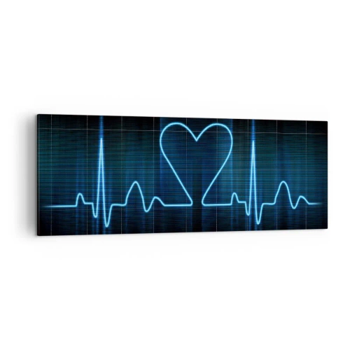 Obraz na plátne - V rytme srdca - 140x50 cm