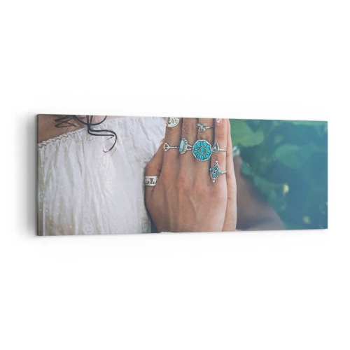 Obraz na plátne - Vitajte v centre bytia - 140x50 cm