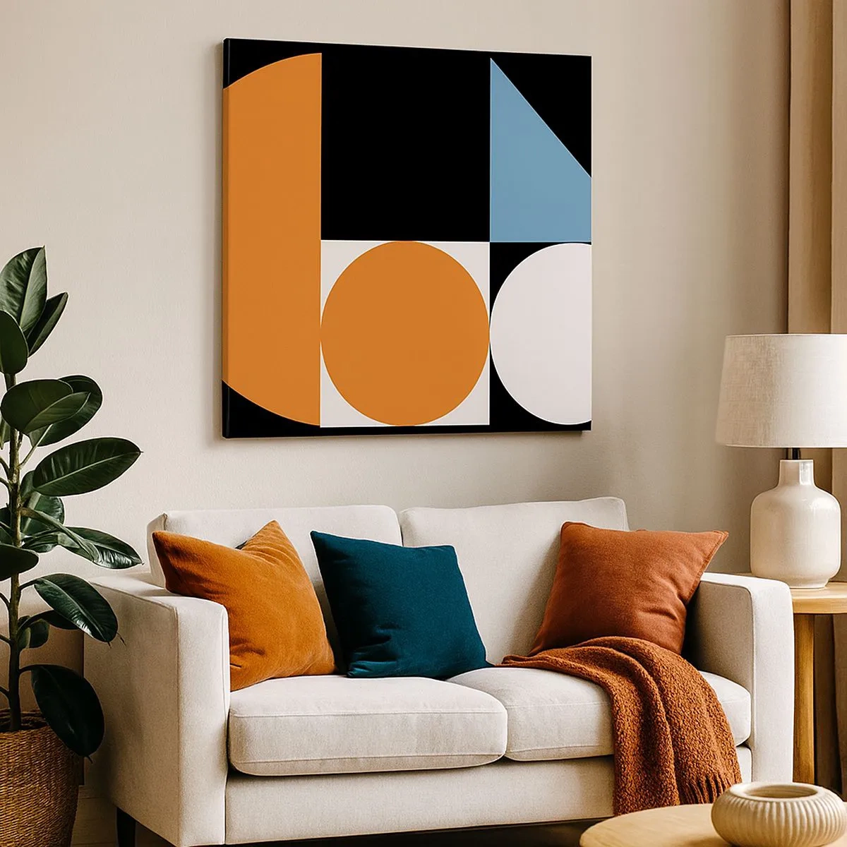 Obraz na plátne - Figurínový systém - 30x30 cm