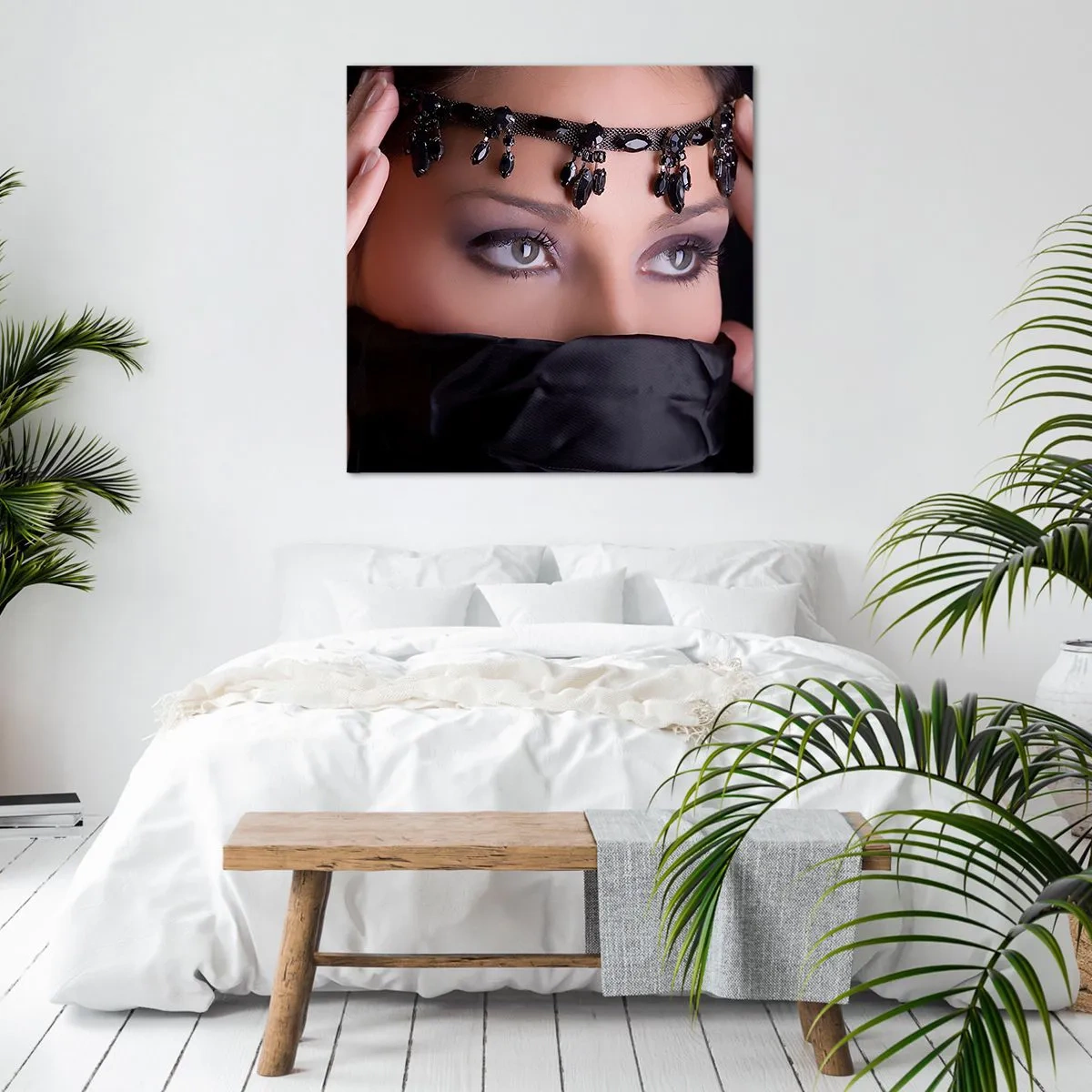 Obraz na plátne - Orientálne zvodné tajomstvo - 70x70 cm