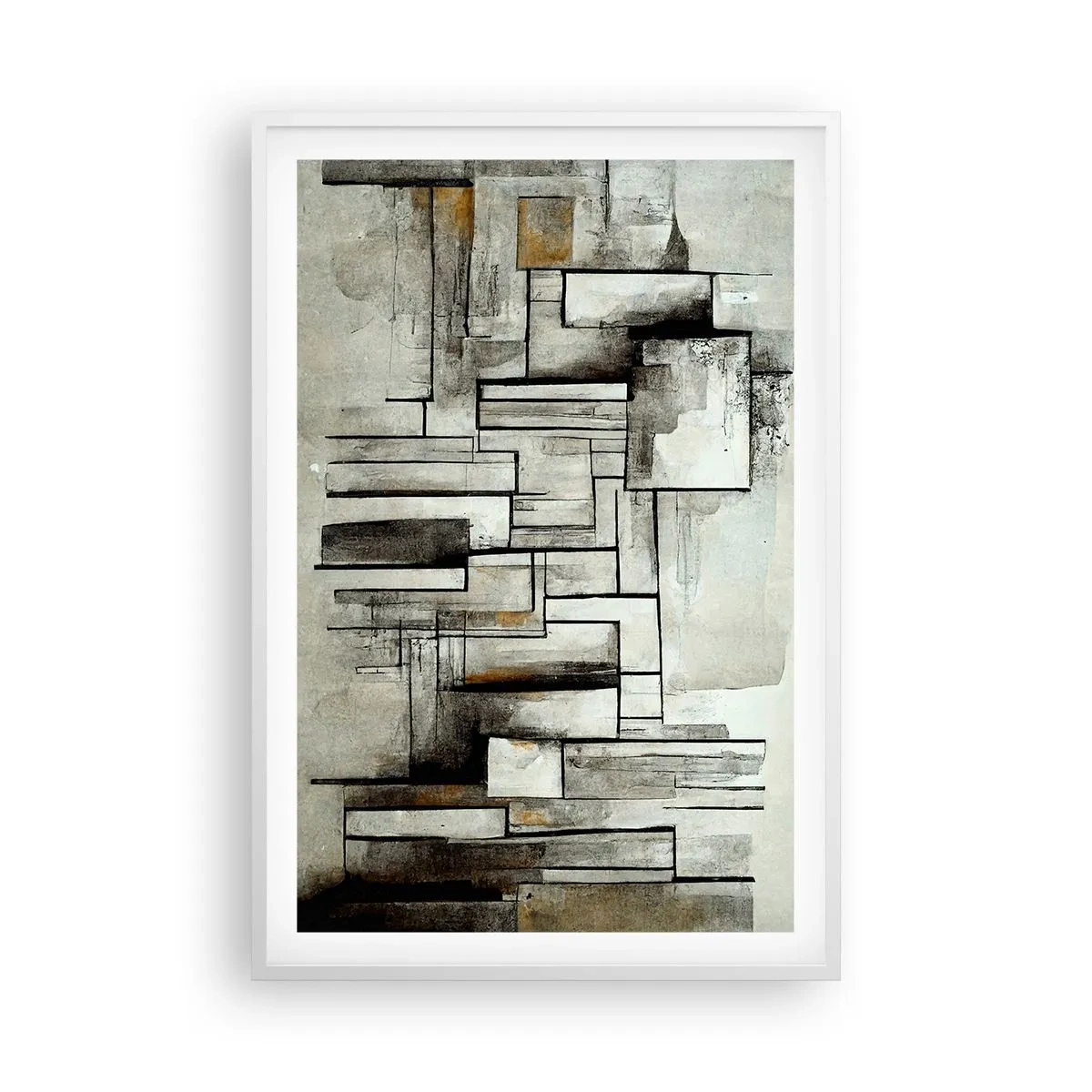 Plagát v bielom ráme - Sila jednoduchosti - 61x91 cm