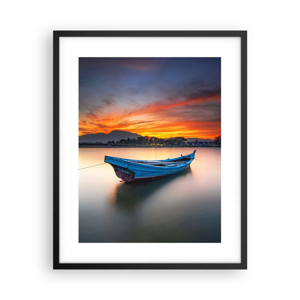 Plagát v čiernom ráme - Blíži sa dobrá noc - 40x50 cm