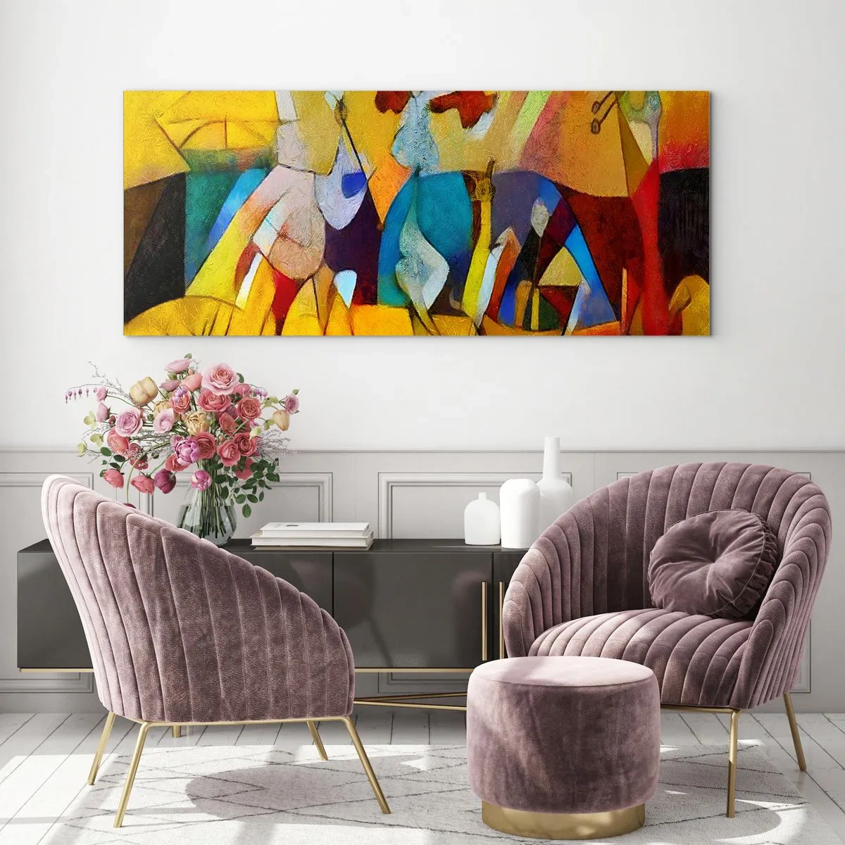 Obraz na skle - Slnko - život - radosť - 160x50 cm