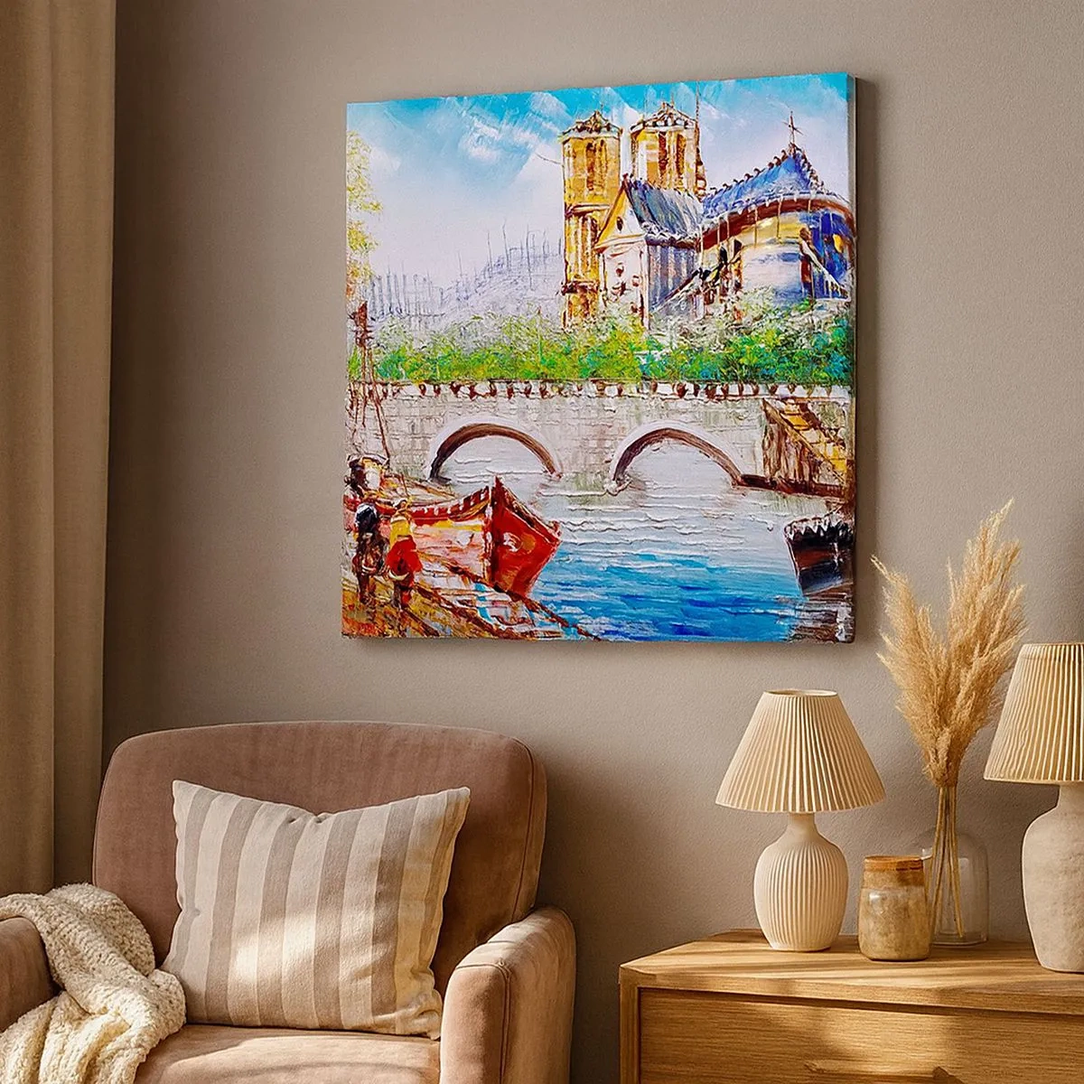 Obraz na plátne - Ich čas nikdy neskončí - 30x30 cm