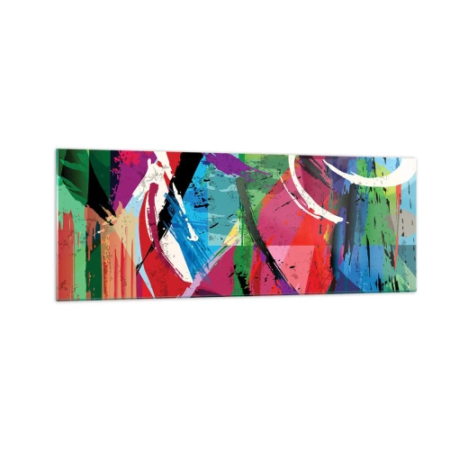 Obraz na skle - Rýchlo, živo a čulo - 140x50 cm