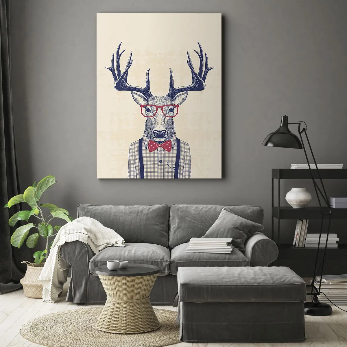 Obraz na plátne - Zábavná extravagancia - 45x80 cm
