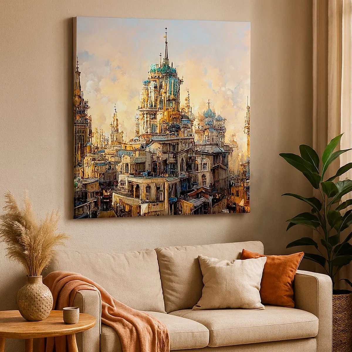 Obraz na plátne - Mesto miest - 30x30 cm