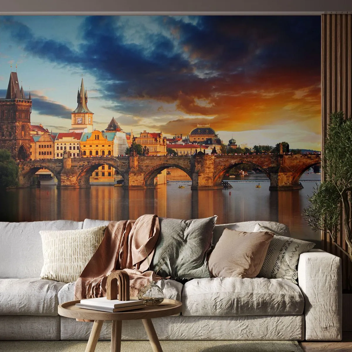 Samolepiaca Fototapeta Deluxe Sticker - Krásna od pradávna - Mesto, Praha, Česká republika - 250x175 cm