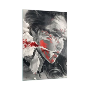 Obraz na skle - V škárach absurdity - 50x70 cm