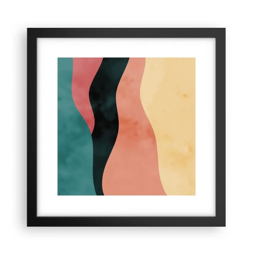 Plagát v čiernom ráme - Kompatibilný nesúlad - 30x30 cm