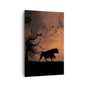 Obraz na plátne - Dramatické predstavenie prírody - 80x120 cm