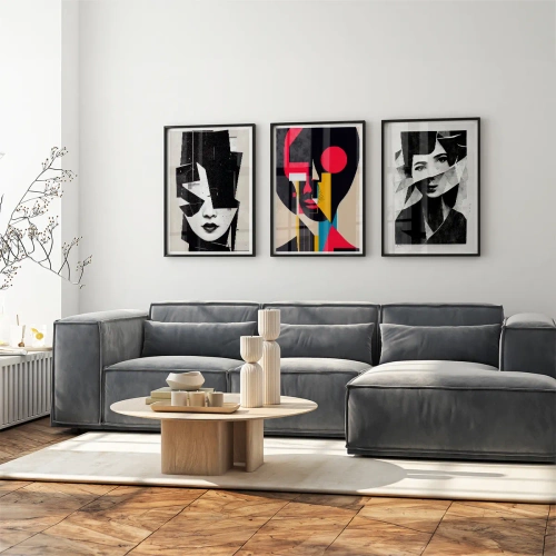 Cubist self-portraits - Inšpirácia do obývačky