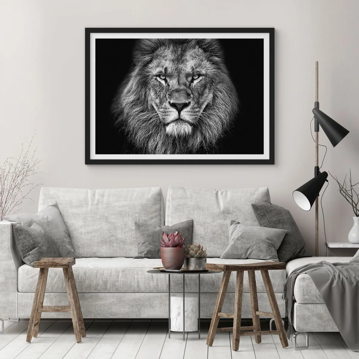 Plagát v čiernom ráme - V korunovačnom odeve - 100x70 cm