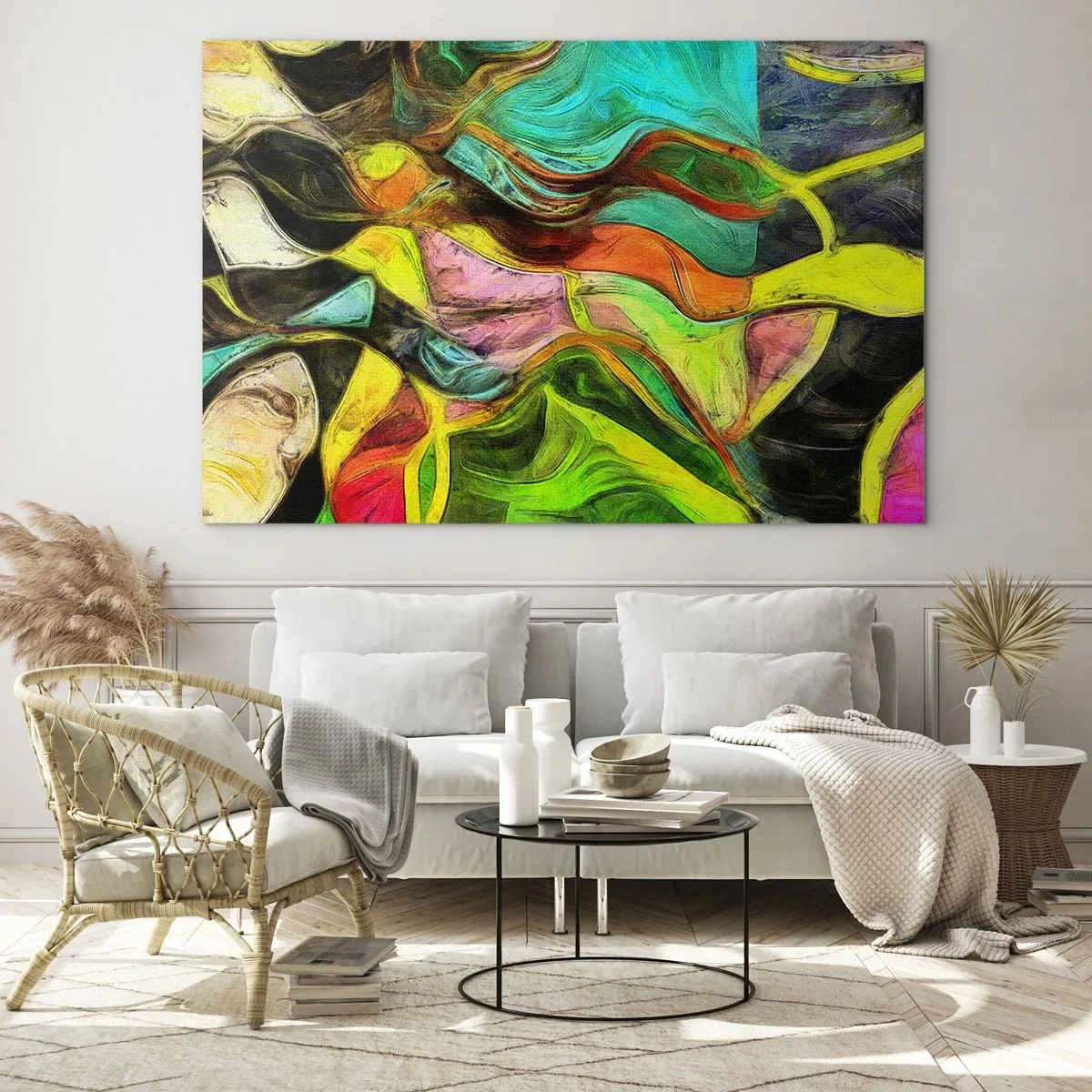 Obraz na skle - Pohyb je život - 100x70 cm