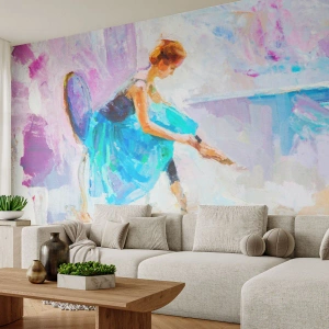 Fototapeta Premium Sand - Nevyslovená vďaka, jemné kúzlo - Balerína, Tancujte, balet - 300x210 cm