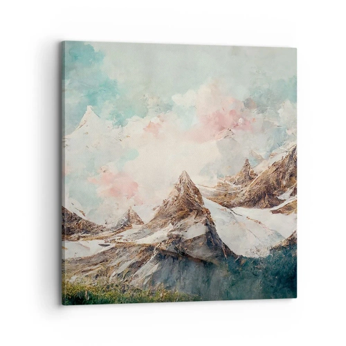 Obraz na plátne - Skalné čepele - 70x70 cm